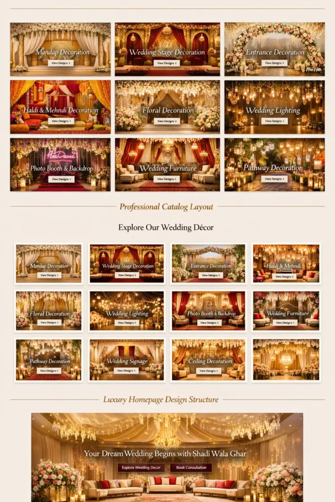 All Wedding Categories design